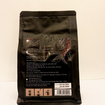 Cà phê Arabica Cầu Đất, Đà Lạt- 100% cà phê nguyên chất 250 g