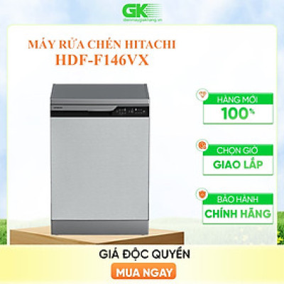 [Chỉ giao tại HCM] MÁY RỬA CHÉN HITACHI HDF-F146VX - Hàng chính hãng