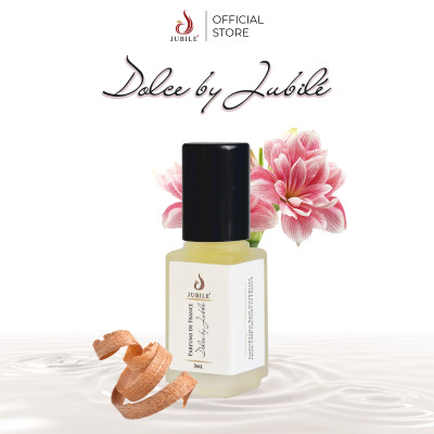 Dolce by Jubilé - Tinh dầu nước hoa Pháp Nữ Minisize Dạng lăn 3ml Thơm Lâu, Sang Trọng, Quyến Rũ
