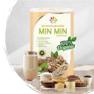 Bột Ngũ Cốc Lợi Sữa Min Min 500G Mẫu Mới 29 Loại Hạt Cao Cấp - Ngũ CỐc Bổ Sung Dinh Dưỡng và Lợi Sữa Cho Mẹ Sau Sinh