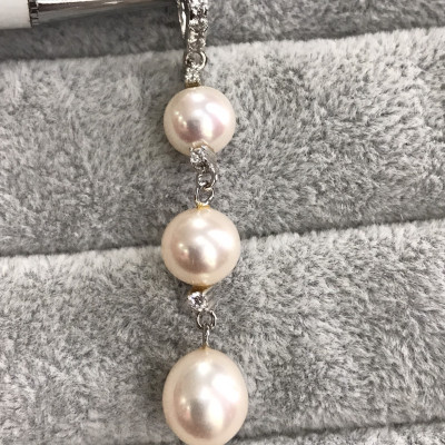 Mặt dây ngọc trai bạc NTB4