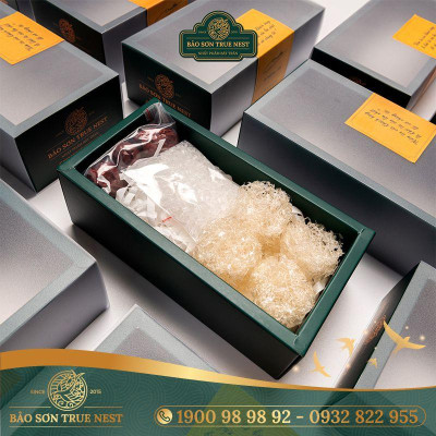 TỔ YẾN TINH CHẾ VỤN TRÒN - HỘP 10GR - BẢO SƠN TRUE NEST