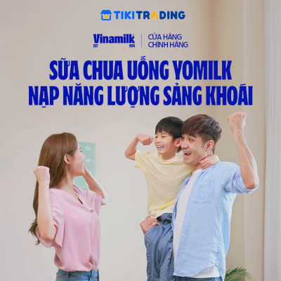 Thùng 48 hộp sữa chua uống hương dâu Yomilk 170ml