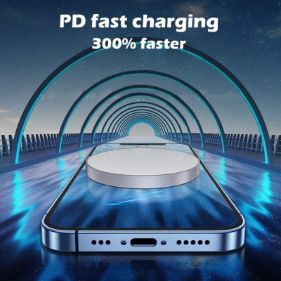 Đế sạc không dây nam châm Kai Magnetic Wireless Charger dùng cho iPhone 14/ 13/ 12 Series (15W, Wireless Magnetic Quick charger) - Hàng chính hãng 