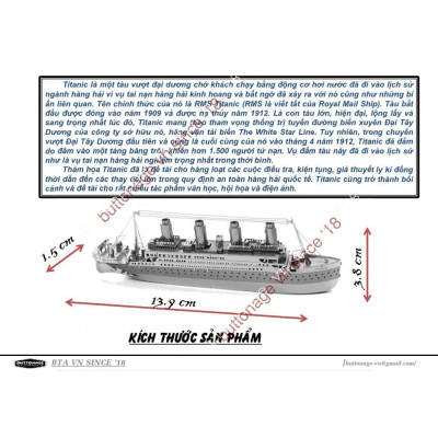 Mô Hình Lắp Ráp 3d Tàu Titanic