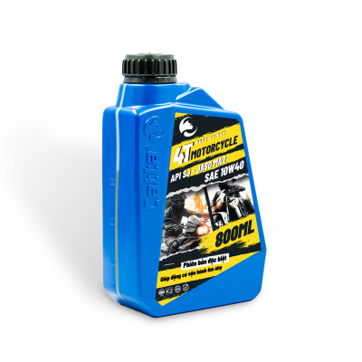 Nhớt xe số CATTA 4T MOTORCYCLE 800mL - SAE 10W40, API SJ, JASO MA2 - Hàng chính hãng 
