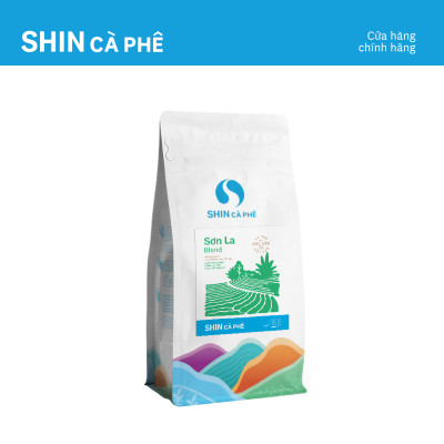 Cà phê VN Phin Sơn La Blend - SHIN Cà Phê - Cà phê đặc sản - Gói 250g