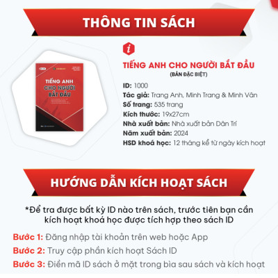 Sách Tiếng Anh Cho Người Mới Bắt Đầu (Bản đặc biệt)