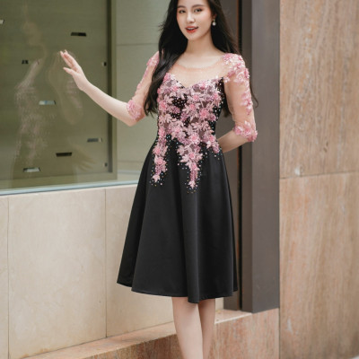 Đầm xòe dự tiệc sang trọng - quý phái