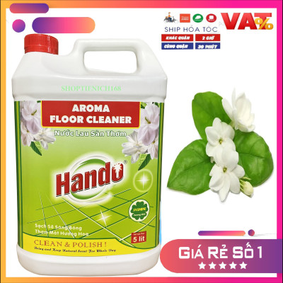Nước thơm lau sàn nhà Hando can 5L Hương Nhài