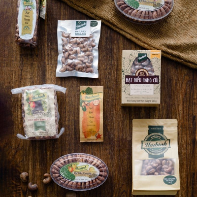 Hạt điều rang củi gói Hải Bình 40g