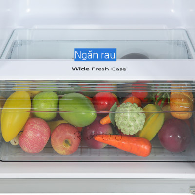 Tủ lạnh Panasonic Diệt Khuẩn 366L NR-TL381GVKV Lấy Nước Ngoài Kháng Khuẩn -  Bộ Cảm biến Econavi - Ngăn Đá Trên - Hàng Chính Hãng