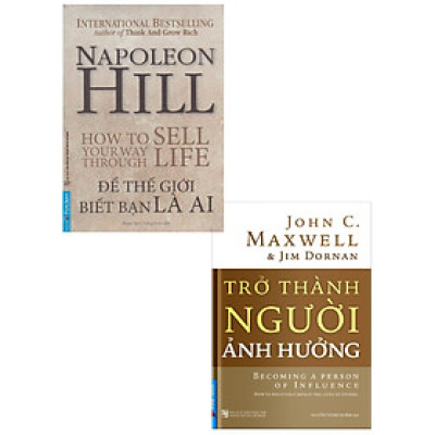 Combo Trở Thành Người Ảnh Hưởng + Để Thế Giới Biết Bạn Là Ai (Bộ 2 Cuốn) _FN