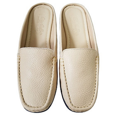 Dép Sục Nữ Da Bò Thật BIGGBEN Cao 3 phân SBN45