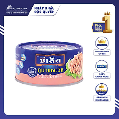 Cá Ngừ Cắt Lát Ngâm Dầu Đậu Nành Sealect 165g - Nhập Khẩu Thái Lan | Sealect Tuna Sandwich in Soybean Oil 165g