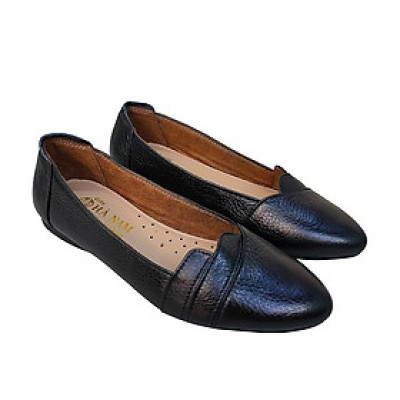 Giày Nữ Búp Bê Đế Bệt Da Bò Thật TiTi ĐÔ Cao Cấp GBB2060d