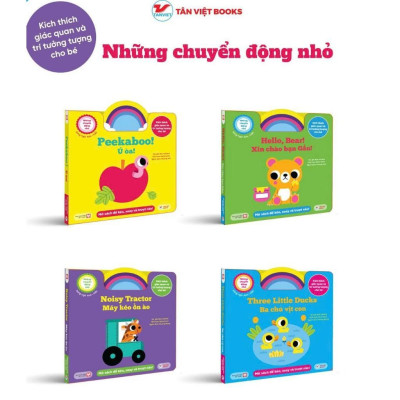 Sách Song Ngữ Anh Việt - Những Chuyển Động Nhỏ Kích Thích Giác Quan Và Trí Tưởng Tượng Cho Bé - Tân Việt Books