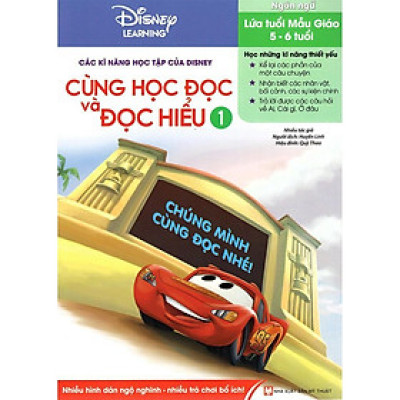 Sách - Disney Learning - Cùng Học Đọc Và Đọc Hiểu - Tập 1 - Tân Việt Books