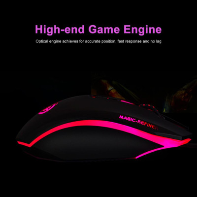  Chuột chơi game có dây USB  Đèn LED 2000DPI Có thể điều chỉnh cho máy tính xách tay PC MAGIC-REFINER MG5