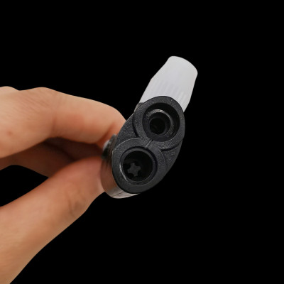 Đầu Bơm Hơi Xe Máy/ Xe Đạp phổ thông/ van nhọn (Schrader/Presta) Đầu Đôi Đa Năng Phụ Kiện (đường kính ống vào 7.3mm) - Mai Lee