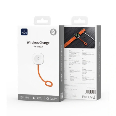 Đế sạc không dây cho Apple Watch Wi wu M23 2 cổng input (C + L) -Bảo Hành 6 tháng - Hàng chính hãng