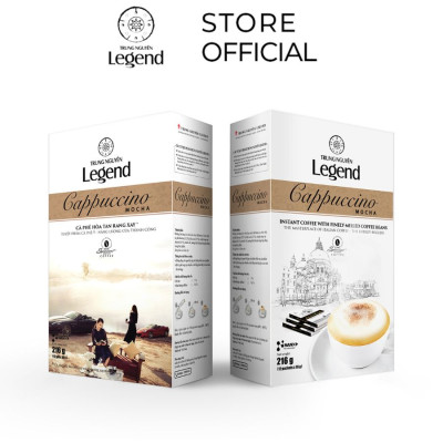 Combo 2 Hộp Cà Phê Trung Nguyên Legend Cappuccino Mocha – Hộp 12 Gói – Cà Phê Vị Mocha Ngọt Đắng, Đậm Đà Cảm Xúc
