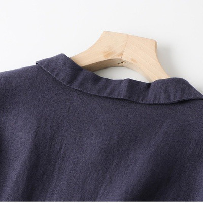 Đầm suông Linen thiết kế 2 túi sườn sang chảnh form rộng nhiều màu da215 