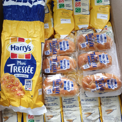 Combo bánh mì hoa cúc Pháp Harrys 210g và bánh mì hoa cúc 500g