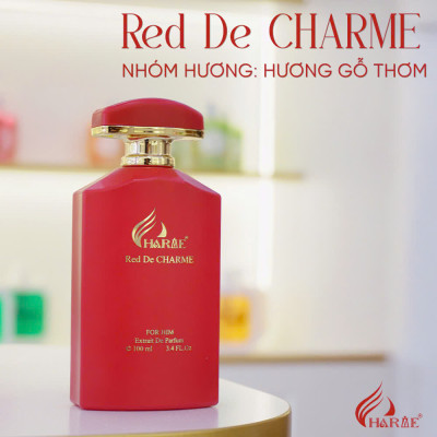 Nước Hoa Nam Charme Red De Charme 100ml Chính Hãng, Nam Tính Lịch Lãm