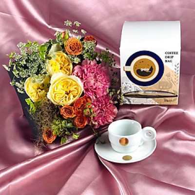 Hộp cà phê phin giấy Gaia Café (coffee paper drip bags) - hộp 10 gói 