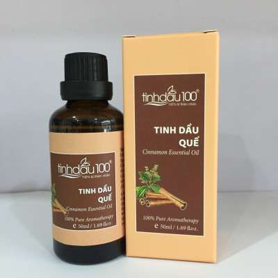 TINH DẦU QUẾ - HƯƠNG THƠM ÂM ÁP, KHỬ MÙI HÔI - 50ml