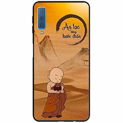 Ốp lưng in cho Samsung A7 2018 Mẫu Bước Chân An Lạc