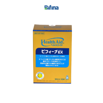 Men vi sinh Bifina Nhật Bản Loại EX - Hộp 30 gói - Hỗ trợ hội chứng ruột kích thích, đại tràng co thắt