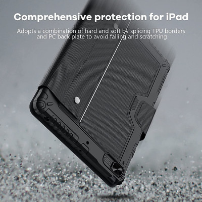 Bao Da Kèm Bàn Phím cho iPad Pro 12.9 inch 2020/2021/2022 Nillkin Bumper (Có khe cắm bút Apple Pencil) - Hàng Chính Hãng