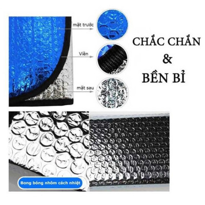 Tấm Chắn Nắng Ô Tô - Chắn Nắng Ô Tô - Miếng Che Nắng Có Lớp Tráng Bạc