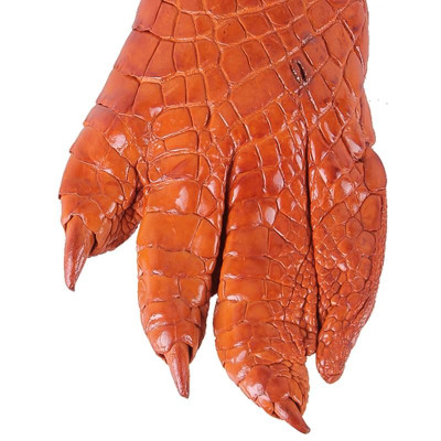 Móc khóa da cá sấu Huy Hoàng nguyên màu vàng HC8274