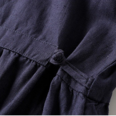 Đầm suông Linen thiết kế 2 túi sườn sang chảnh form rộng nhiều màu da215 