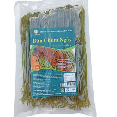 Bún Chùm Ngây Cao Tuyền 500g, bún ngon sạch, không phụ gia hương liệu chất bảo quản