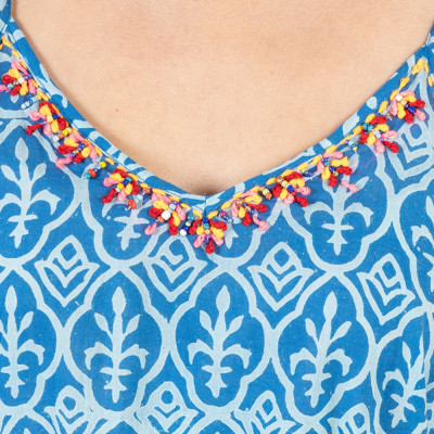 Maxi 2 Dây Thêu Cotton Isla Bonita