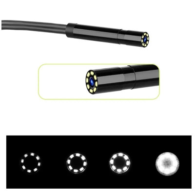 Camera Nội Soi Công Nghiệp Màn Hình Cầm Tay 4,3 inch 8mm 2.0mp Cáp Mềm Với Pin 18650mAh P30 - Hàng Nhập Khẩu