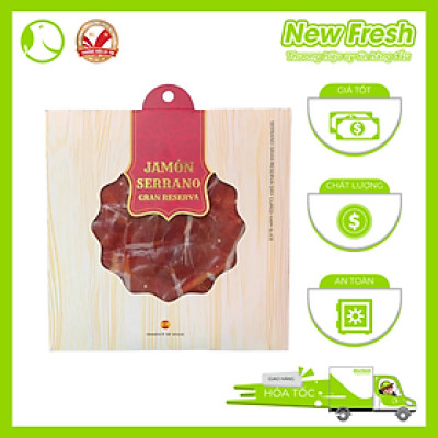 Thịt Heo Đùi Sau Serrano Tây Ban Nha Cắt Lát - Túi 50Gr