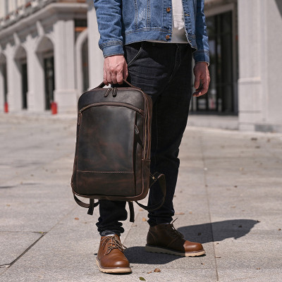 Balo nam DA BÒ THẬT, balo laptop phong cách mới – BEE GEE BLND9120