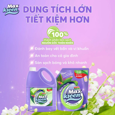 Túi Nước Lau Sàn MaxKleen 3.6kg - Ban Mai Thanh Mát