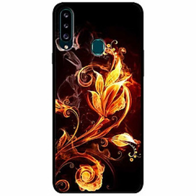 Ốp lưng dành cho Samsung A20s mẫu Hoa Lửa
