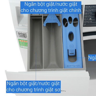 [Free Giao lắp] Máy giặt sấy Electrolux 10/7kg EWW1024P5WB - Giặt sạch sâu, không cặn giặt tẩy, giặt hơi nước êm dịu như giặt tay, tiết kiệm hơn 50% điện năng [Hàng chính hãng]