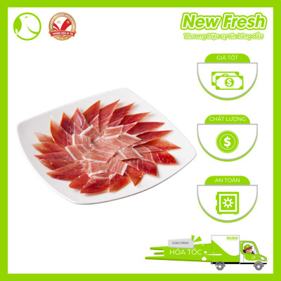 Thịt Heo Đùi Sau Serrano Tây Ban Nha Cắt Lát - Túi 50Gr