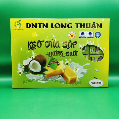 Kẹo dừa sáp Hương Bưởi - Long Thuận