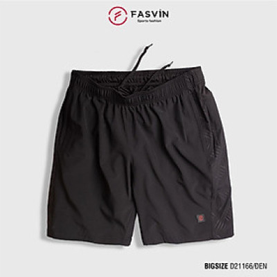 Quần đùi nam thể thao BIG SIZE  FASVIN Từ 80 Đến 120KG vải co giãn mềm mát D21166.HN