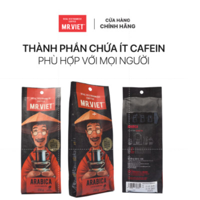  Arabica - Cà Phê Rang Xay Mr Viet Túi 250g