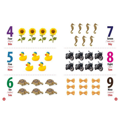 Sách - Từ Điển Bằng Hình - Chữ Cái Và Số Đếm - Song Ngữ Anh Việt - Việt Thư